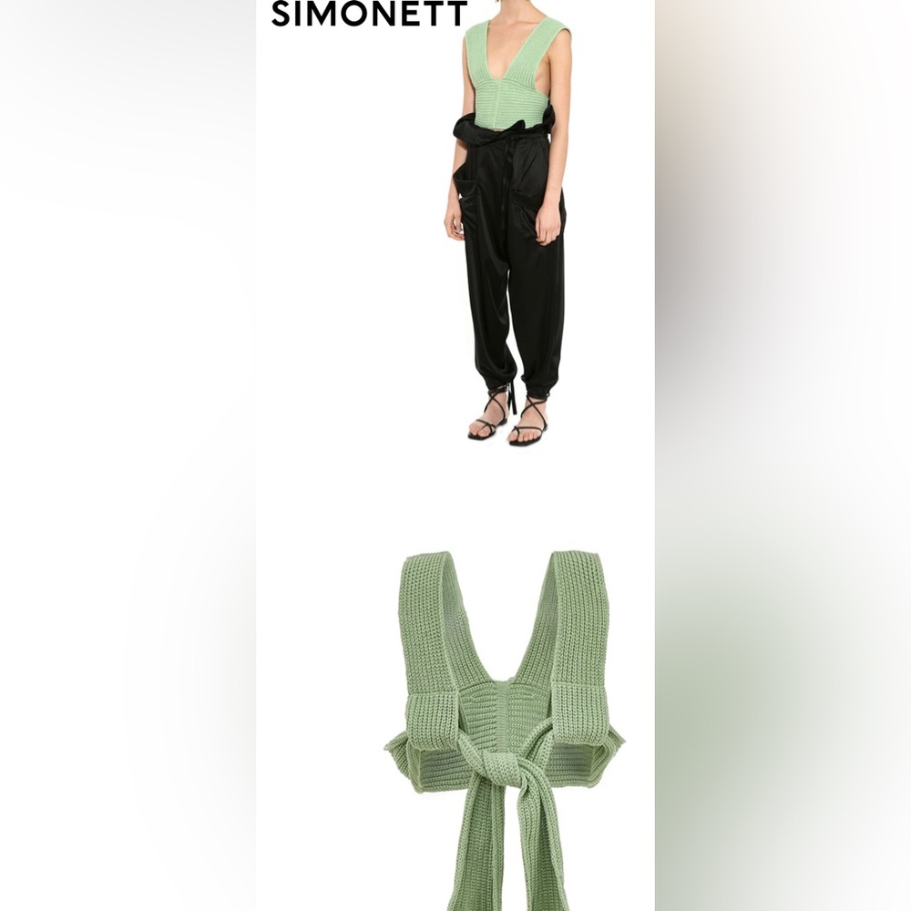 Simonett green top size S/M